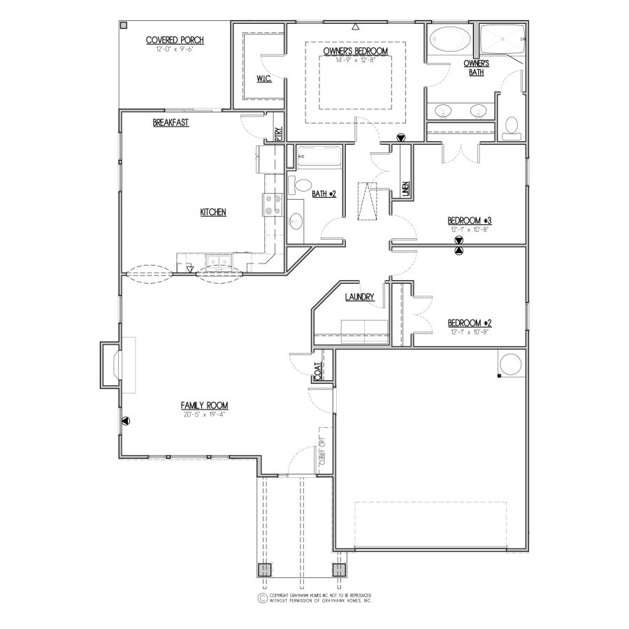 Charleston Floor Plan Grayhawk Homes