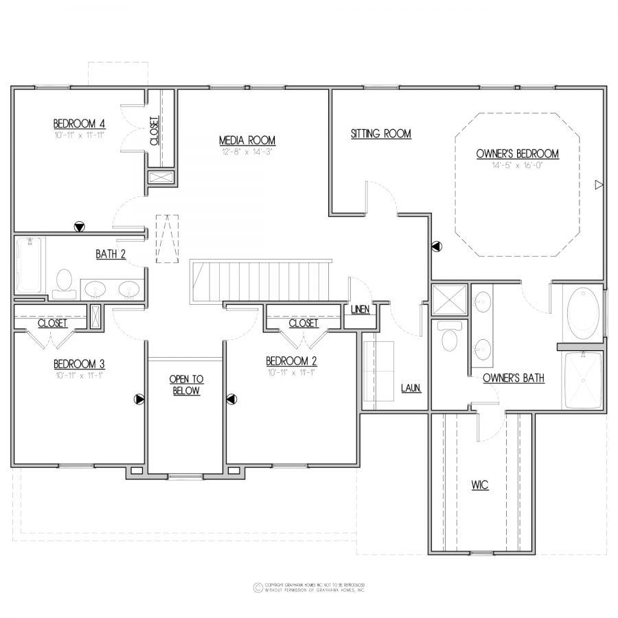 Laurel Floor Plan Grayhawk Homes