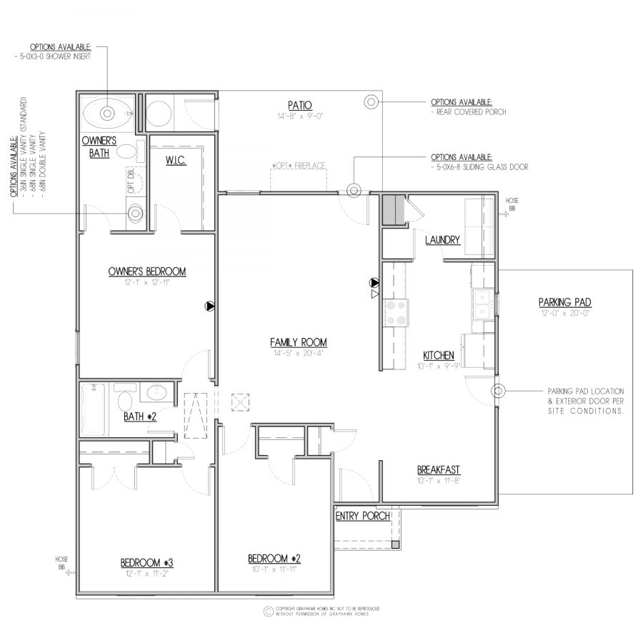 RH Sterling Floor Plan Grayhawk Homes